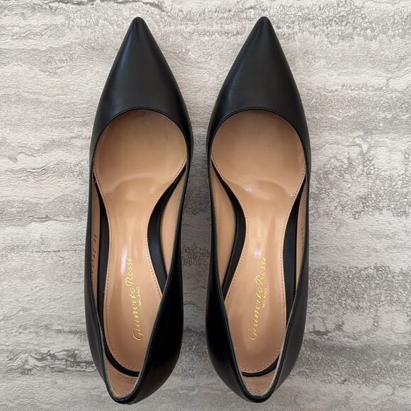 GIANVITO ROSSI 70mm Calfskin Leather Pumps - Picture 1 of 12